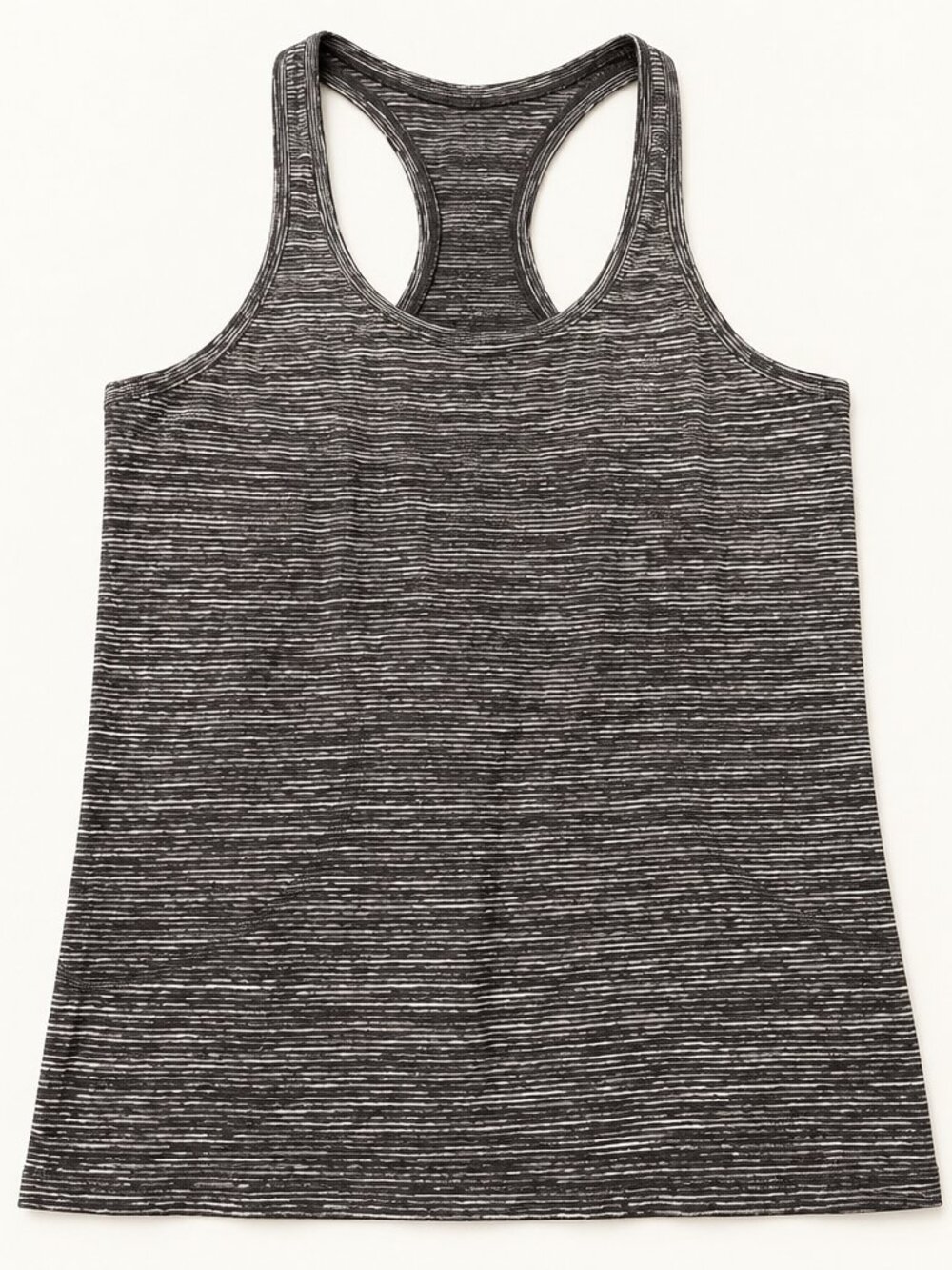 Lululemon Dark Gray Striped Racerback Tank Top — Size 12